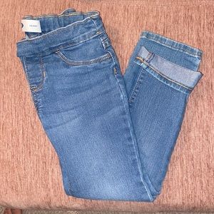 Old Navy Girls Skinny Stretch Blue Jeans (6/7)